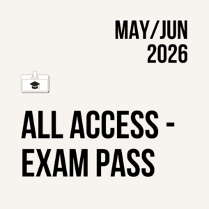 All access - Exam Pass M/J 26