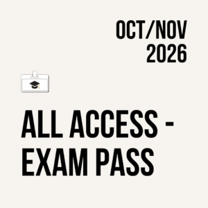 All access - Exam Pass O/N 26