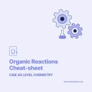 Organic Reactions Cheat-sheet