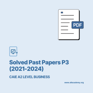 Business A2 Solved Past Paper (pdfs)