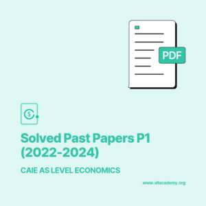 Economics AS Solved Past Paper (pdfs)