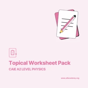 Physics A2 Topical Worksheet Pack