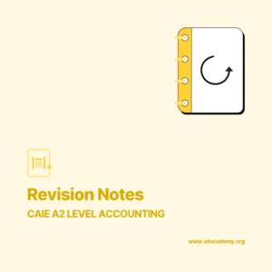 Accounting A2 Revision Notes