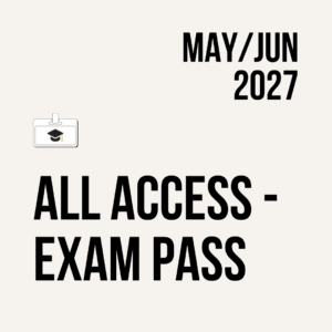 All access - Exam Pass M/J 27