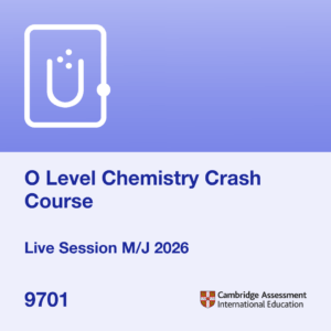 O Level Chemistry Crash Course MJ26