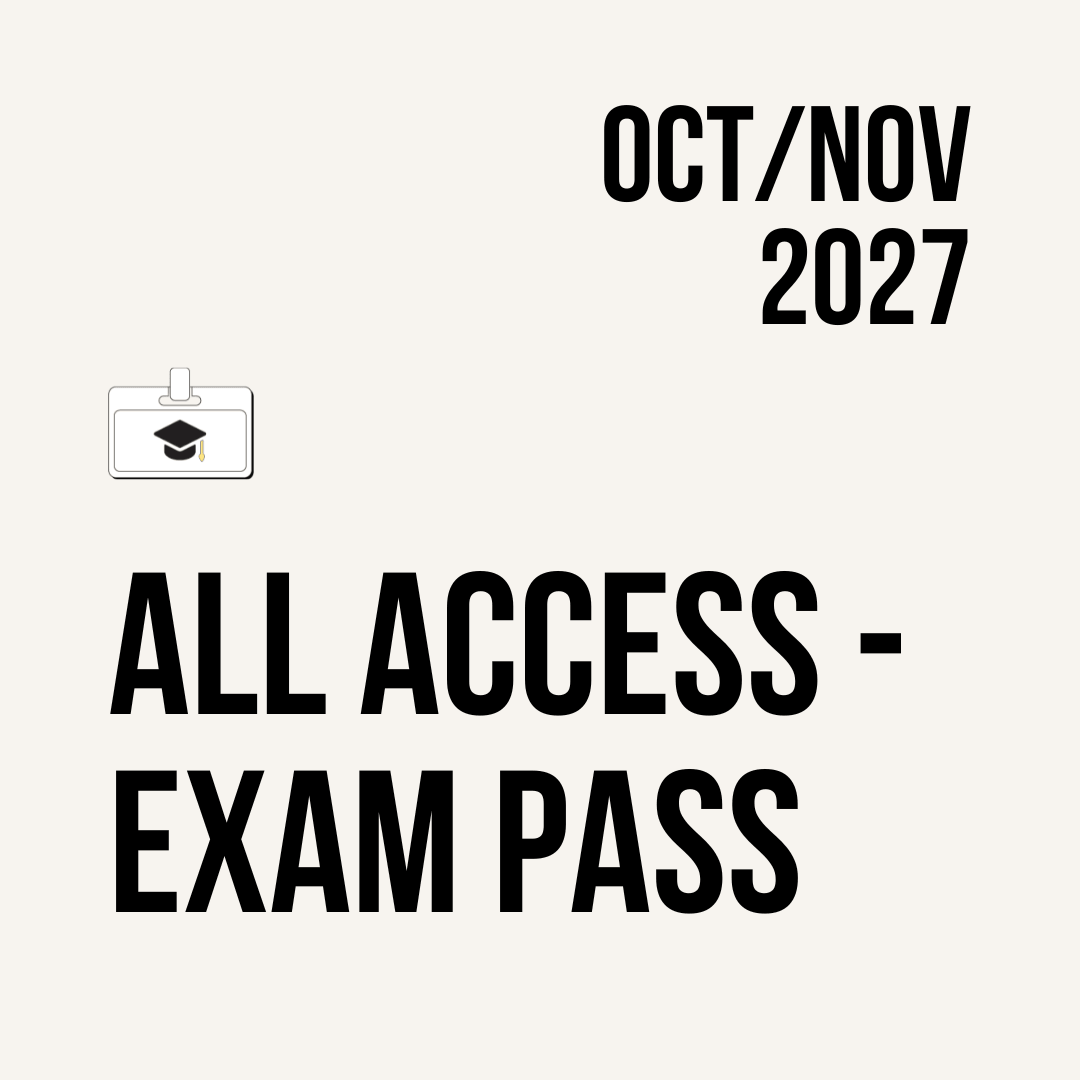 All access - Exam Pass O/N 27