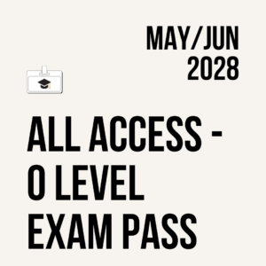 All Access - O Level Exam Pass M/J28